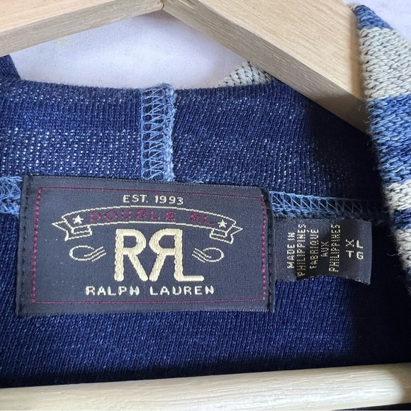 RRL Double RL Ralph Lauren French Terry Hoodie XL - Picture 3 of 4